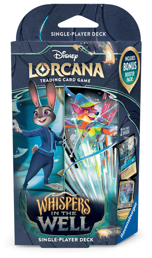 Disney's Lorcana: Whispers in the Well Starter Deck Sapphire & Steel